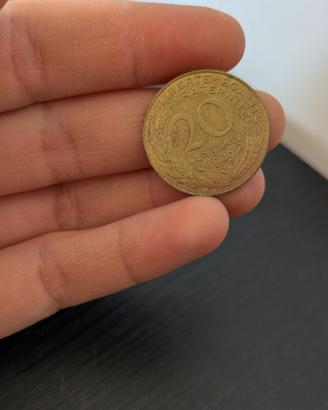 20 centimes Francia 1989