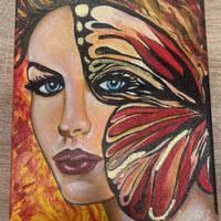 Dipinto a mano su tela misura 20x25