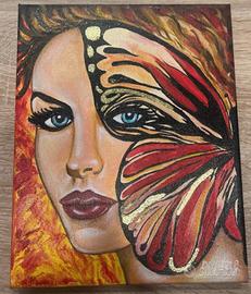 Dipinto a mano su tela misura 20x25