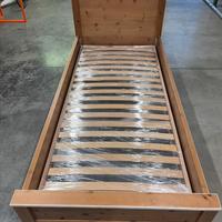 Letto singolo in legno cirmolo