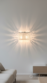 Lampada moderna con cristalli pendenti Key