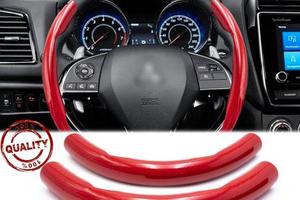 COPRIVOLANTE per MITSUBISHI FIBRA CARBONIO Rosso