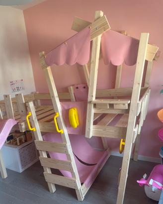 Letto con scivolo wickey