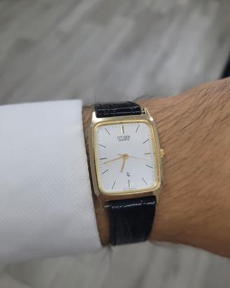 citizen tank vintage,cassa placcata oro 