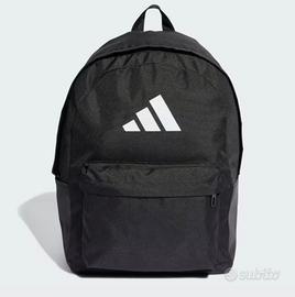 Zaino Adidas Classic 3 Bar Logo Nero Nuovo