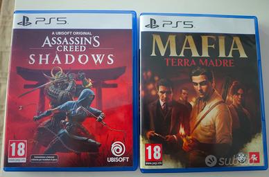 assassin's Creed shadows e Mafia Terra Madre PS5