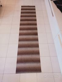Runner cucina toni sul marrone. Cm 52*228