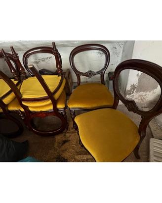 Sedie + tappeti + lampadari