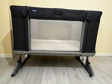 🛏️ Chicco Next2Me Forever Moon Grey + lotto abiti