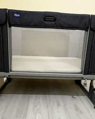🛏️ Chicco Next2Me Forever Moon Grey + lotto abiti