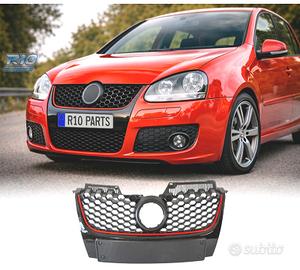 GRIGLIA VOLKSWAGEN VW GOLF 5 LOOK GTI NERA ROSSA