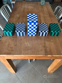 Set di 5 scatole di latta HAY Tin Container nuove