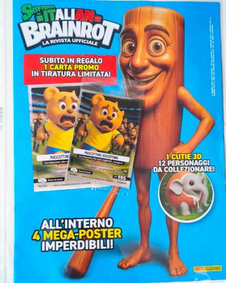 Rivista Italian Brainrot + Card Promo