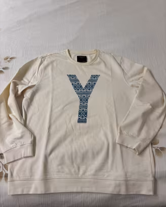 Maglione bianco “Piazza Italia” XXL Nuovo