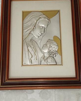 Quadro Bassorilievo in argento collezione Alliani