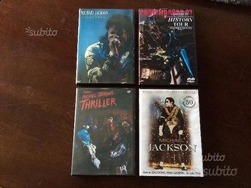 Lotto di 4 dvd di Michael Jackson