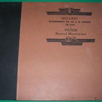 Mozart Sinfonia n. 40 (K 550) 3 x Shellac LP 12"
