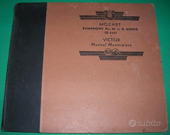 Mozart Sinfonia n. 40 (K 550) 3 x Shellac LP 12"