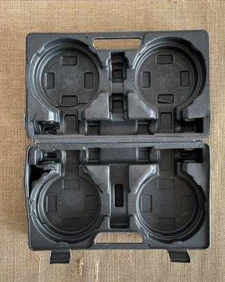 Valigetta rigida porta dischi + manubri