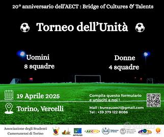 Torneo calcio cus panetti. Partecipazione gratuita