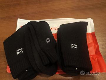 3 set calzini da uomo in lana e cashmere