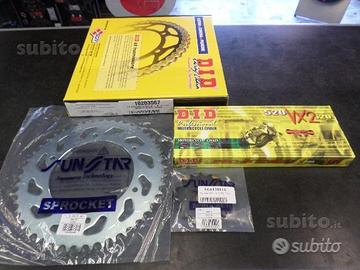 Catena corona pignone DID bmw f650gs