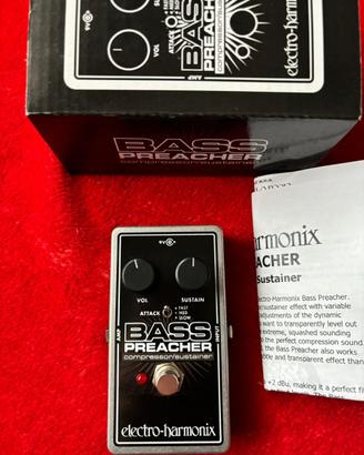 Pedale electroharmonix bass preacher
