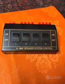 Hifi Speaker Audio Swicthbox controlla 8 diffusori