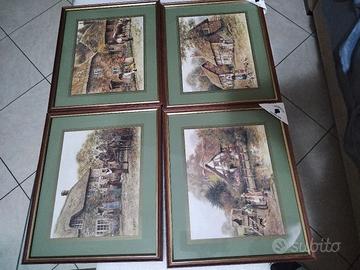 SET QUADRI VINTAGE DA COLLEZIONE 