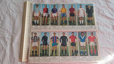 FIGURINE CALCIATORI 1966/67 da ritagliare 14 pz