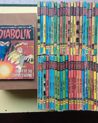 Fumetti DIABOLIK originali annate VIII-XVIII