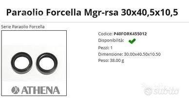 Coppia paraolio forcella ariete booster - epicuro