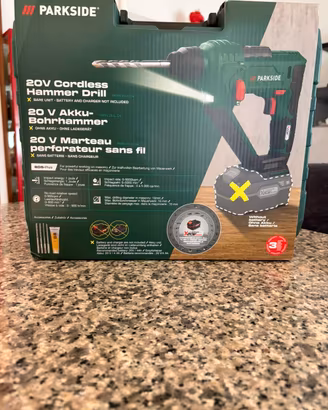 Martello perforatore/tassellatore Parkside X20V