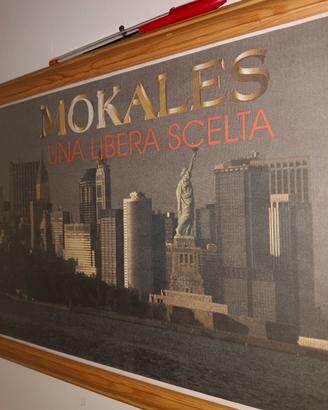 Serigrafia pubblicitario Caffè Mokales 