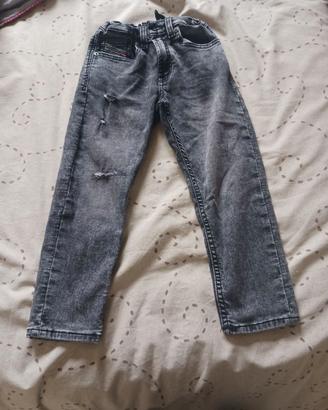 Jeans neri invecchiati anni 6 marca Diesel