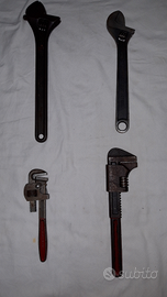 4 chiavi regolabili a rullino