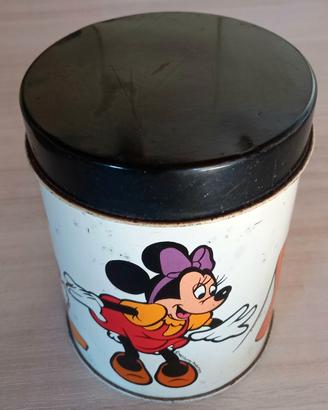 Barattolo Latta Disney HBS Inghilterra Anni 70/80