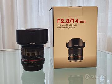 Samyang 14mm f/2.8 IF ED UMC Aspherical Canon  EF