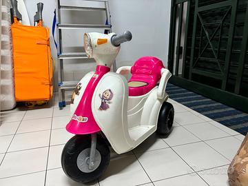 Vespa Giocattolo Masha e Orso elettrica