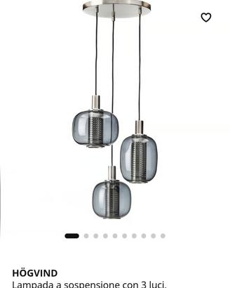 lampadario IKEA maii montato