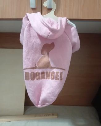 felpa rosa per cani e gatti