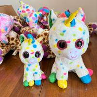 Peluche Unicorno Morbido con Occhi Lucidi