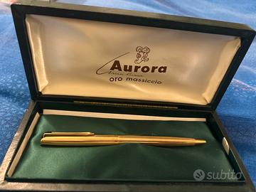 Penna Aurora In Oro Massiccio