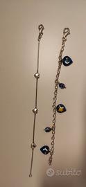 kit bracciali argento per bimba 