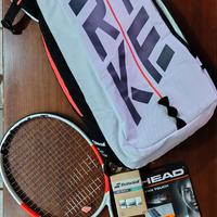 Babolat Pure Strike 100 + zaino + corde + overgrip