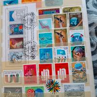 lotto n. 27 francobolli nazioni unite 