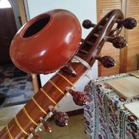 Sitar indiano originale, in perfette condizioni