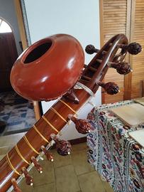 Sitar indiano originale, in perfette condizioni