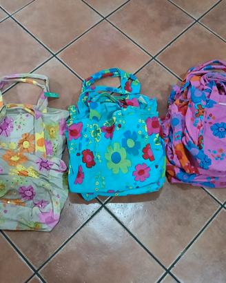 Lotto borse donna in cotone 