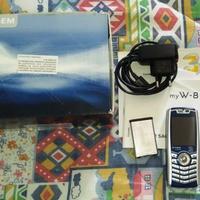 Cellulare Sagem W-8 con caricabatterie e scatola